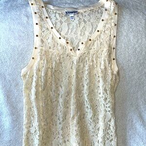 Express lace tank top S